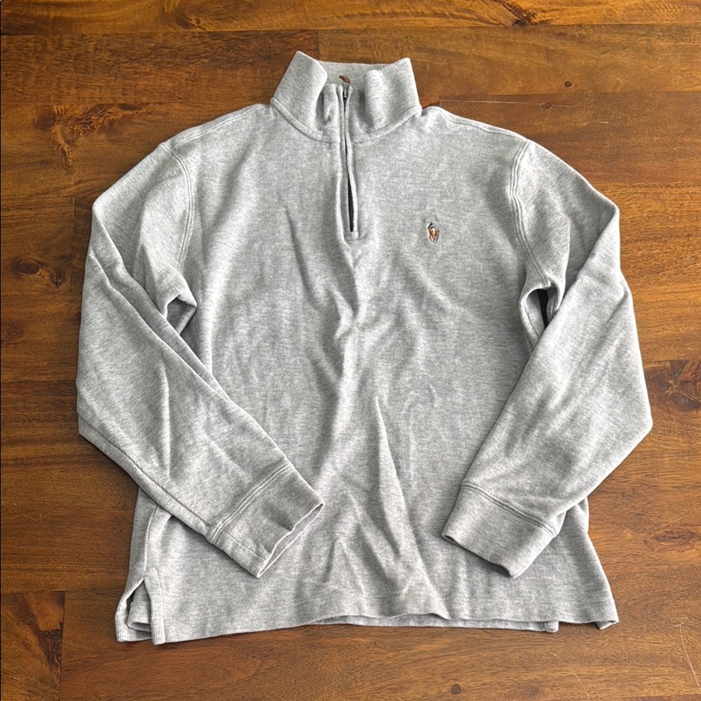 Polo Ralph Lauren Estate Rib Quarter Zip Pullover Sweater Men sz Small Cotton